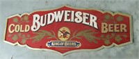 Budweiser Cold Beer Sign