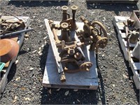 (2) Blacksmith Drill Press Parts, (3) House Jacks