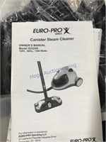 Euro-Pro canister steam cleaner