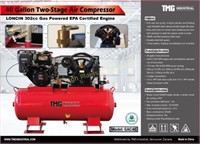 40-Gallon 2-Stage 9 HP Engine Air Compressor