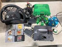2 Nintendo 64 Game Systems with 6 Games