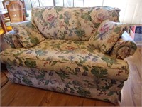 Floral Sofa Single Size Pull Out Sleeper