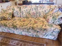 Floral Sofa /Sleeper Matches Lot# 29