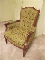 2 Tone Green Parlor Chair