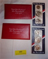 (2)1776-1976 Silver Uncirculated Bicentennial Sets