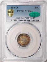 10C 1908-O PCGS MS66+ CAC