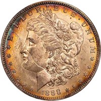 $1 1888-O SCARFACE. PCGS MS63+ CAC