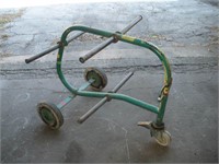 Green Lee Spool Cart