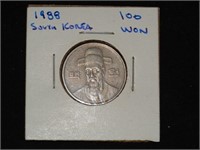1988 South Korea 100 Won Coin