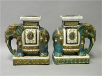 Pair of Chinese Elephant Pedestals