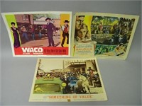 Lot of 3 Vintage Movie Lobby Cards