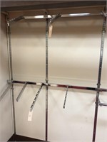 Clothing Rack 1/4" wire waterfall with 7 balls