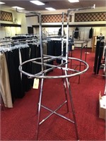 Round rack with Four arms display rack