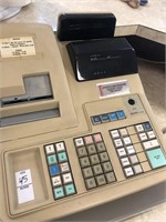 Cash register and drawer
