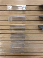 6 Clear shoe displays