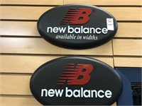 2 New Balance wall sign