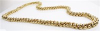 18K Yellow Gold Necklace/Bracelet Combo