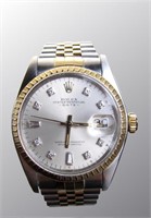 Rolex 18K/Stainless Datejust Watch, Jubilee