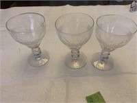 Crystal glasses