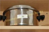 Queen stainless steel soup pan w/lid