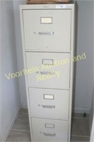 Hon metal 4 drawer file cabinet