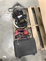 Power tools--buffer, saws, sander