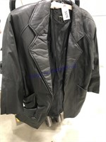Pelle Leather coat Size Medium