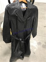 Suburban Heritage Leather coat, no size tag