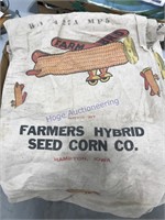 6 Farmers Hybrid seed corn sacks