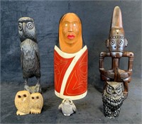 Collection of Original Aboriginal Wood Carvings