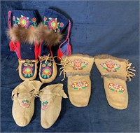 Original Hand Made Inuit Boots & Gloves