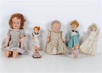 Set of 7 Vintage Collector Dolls