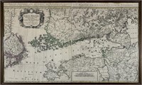 Johann Baptist Rare Gulf of Finland Map