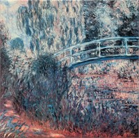 Claude Monet's "The Japenese Bridge" Canvas Reprod