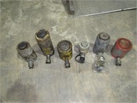 (Qty - 6) Assorted Hydraulic Rams-