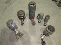 (Qty - 6) Assorted Hydraulic Rams-