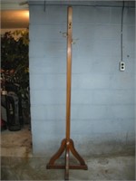 Wood Coat Rack 2 inch Tall
