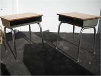 Child School Desk metal Legs-Formica Top 18 x 24
