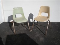 Child Fiberglass School Chairs