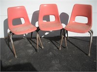 Child Fiberglass School Chairs