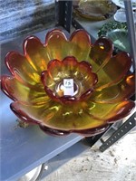 Decorative flower bowls. Shelf NOT included