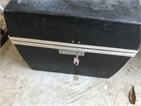 Portable file container, With key