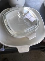 Vintage corning ware casserole dishes. Shelf NOT