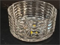 Lead Crystal Bowl unmarked