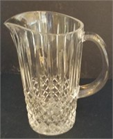 Large Crystal Water Pitcher