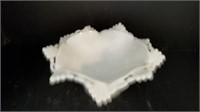 Milk Glass Footed Candy Dish