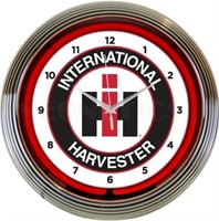 International Harvester Neon Clock-