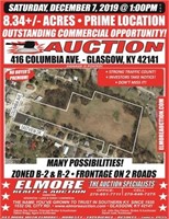 8.34 AC. - PRIME LOCATION - COMMERCIAL OPPORTUNITY