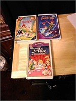 Walt Disney vhs tapes