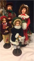 Set of 4 Christmas Caralers